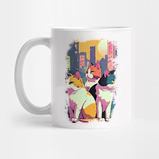 A Three Cats Mug